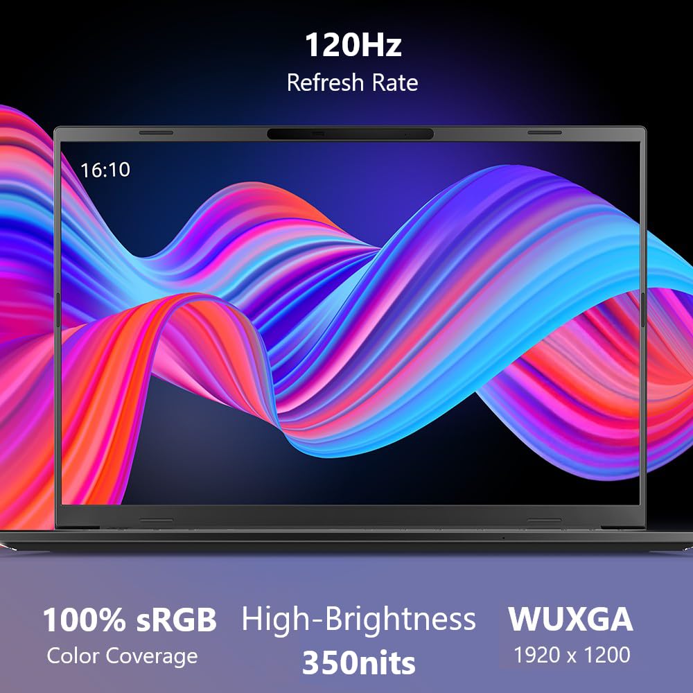 acer Aspire 16 AI Copilot+ PC | 16" WUXGA 120Hz 100% sRGB Display | Snapdragon X | NPU: 45 Tops - GPU: Up to 1.7 TFLOPs | 16GB LPDDR5X | 512GB PCIe Gen 4 SSD | Wi-Fi 7 | A16-11M-X0LW - Image 4