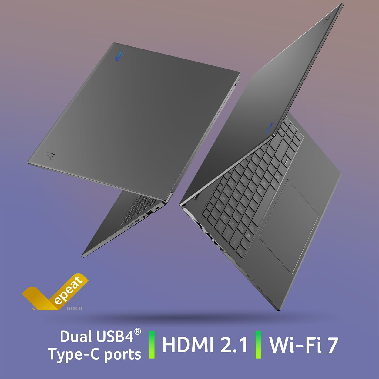 acer Aspire 16 AI Copilot+ PC | 16" WUXGA 120Hz Multi-Touch Display | Snapdragon X X1-26-100 | NPU: 45 Tops - GPU: Up to 1.7 TFLOPs | 16GB LPDDR5X | 512GB PCIe Gen 4 SSD | Wi-Fi 7 | A16-11MT-X669 - Image 8