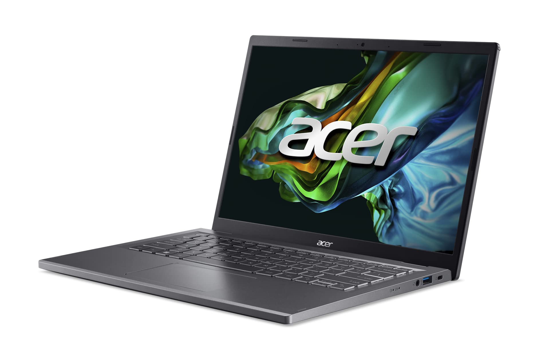acer Aspire 5 14 Slim Laptop | 14" WUXGA (1920 x 1200) IPS |Core i5-1335U | Intel Iris Xe Graphics | 8GB LPDDR5 | 512GB Gen 4 SSD | Wi-Fi 6E | USB4/Thunderbolt 4 | Backlit KB | A514-56M-576D, Gray - Image 8