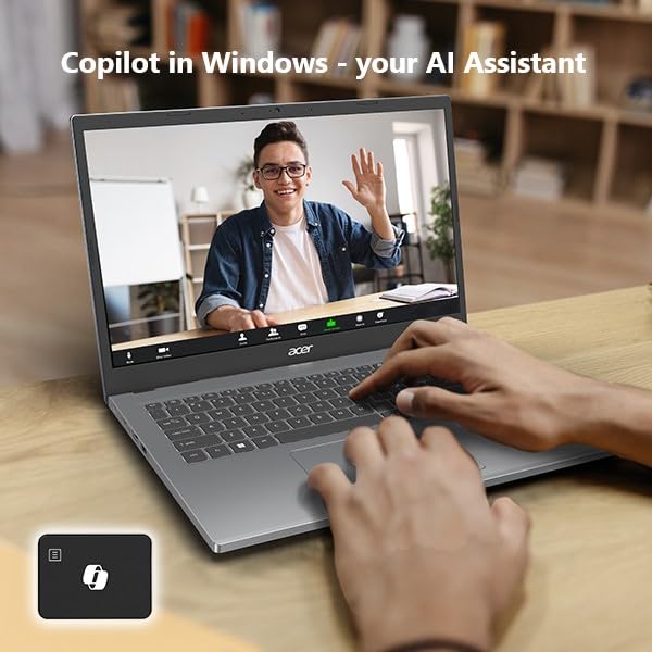 acer Aspire Go 15 Slim Laptop | 15.6" Full HD IPS 1080P Display | Intel Core i3-N305| Intel UHD Graphics | 8GB LPDDR5 | 128GB HD | Wi-Fi 6 | AI PC | Windows 11 Home in S Mode | AG15-31P-3947 - Image 3