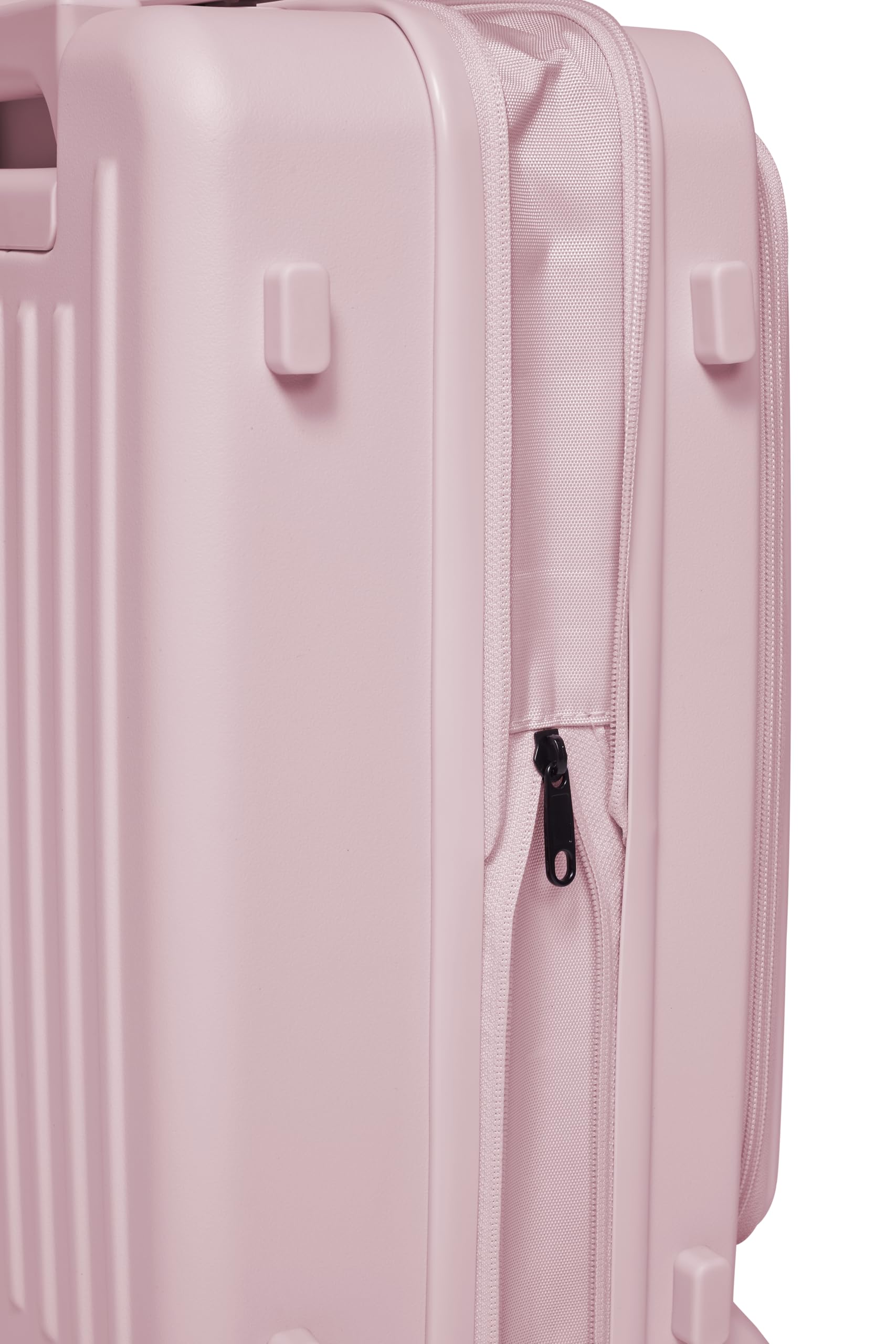 acer Barcelona Hardside Expandable 20-Inch Carry-On Luggage Laptop Bag | 360 Degree Silent Spinner Wheels | Front-Opening Design | Post-Consumer Recycled Plastics | TSA Approved Lock | Crystal Pink - Image 9