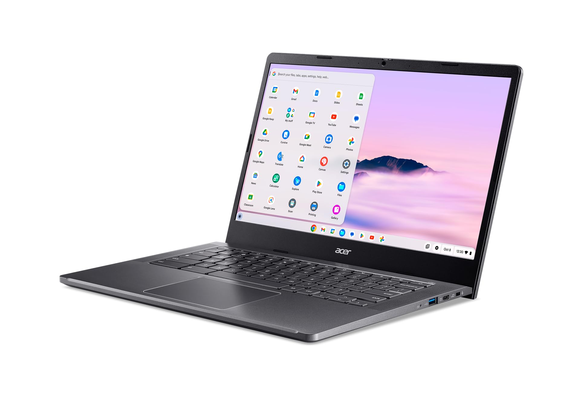 acer Chromebook Plus 514 Laptop with Google AI – 14" Full HD 1920 x 1080 IPS Touch Display | Intel Core i3-N305 | 8GB LPDDR5 | 128GB SSD | Wi-Fi 6E | FHD Camera | Chrome OS | CB514-4HT-375Z - Image 14