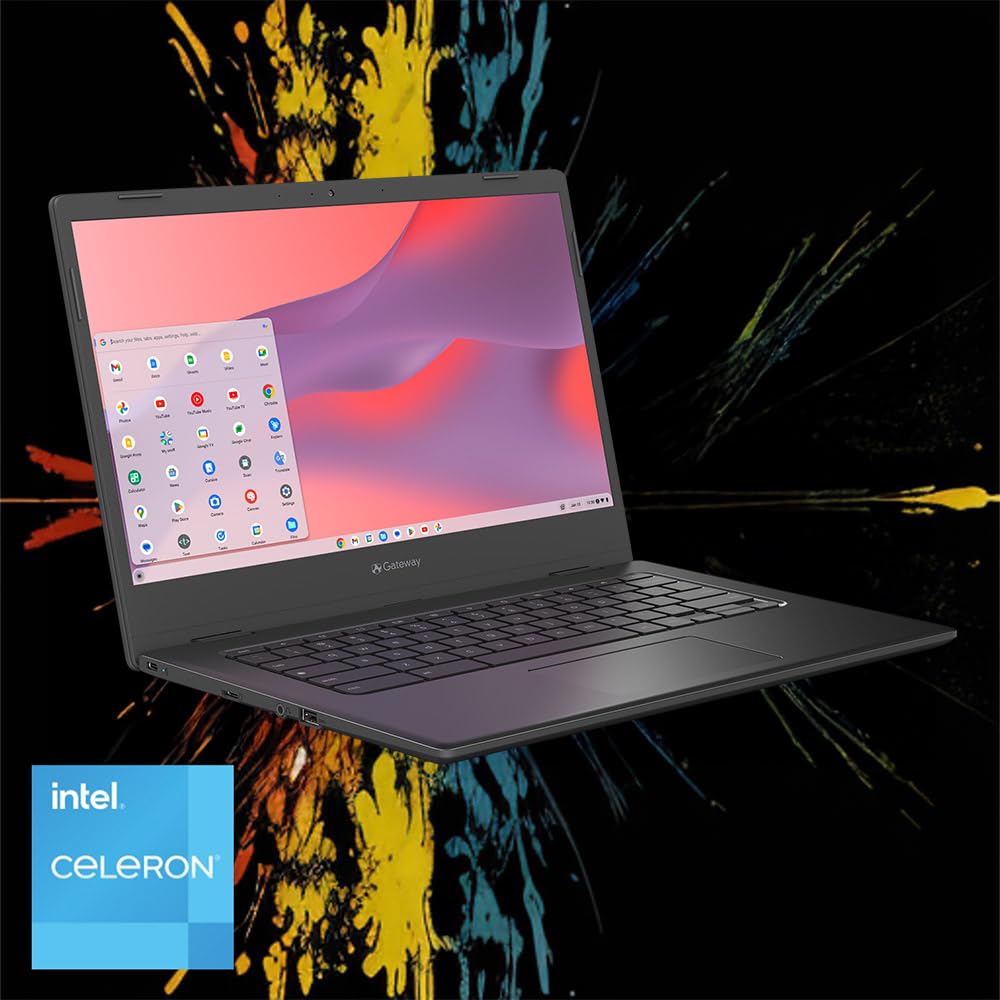 acer Gateway Chromebook 314 CBO314-1H-C476 Laptop | Intel Celeron N4500 | 14" Full HD (1920 x 1080) Display | 4GB LPDDR4X | 64GB eMMC | Wi-Fi 5 802.11ac | Chrome OS | Star Black - Image 11
