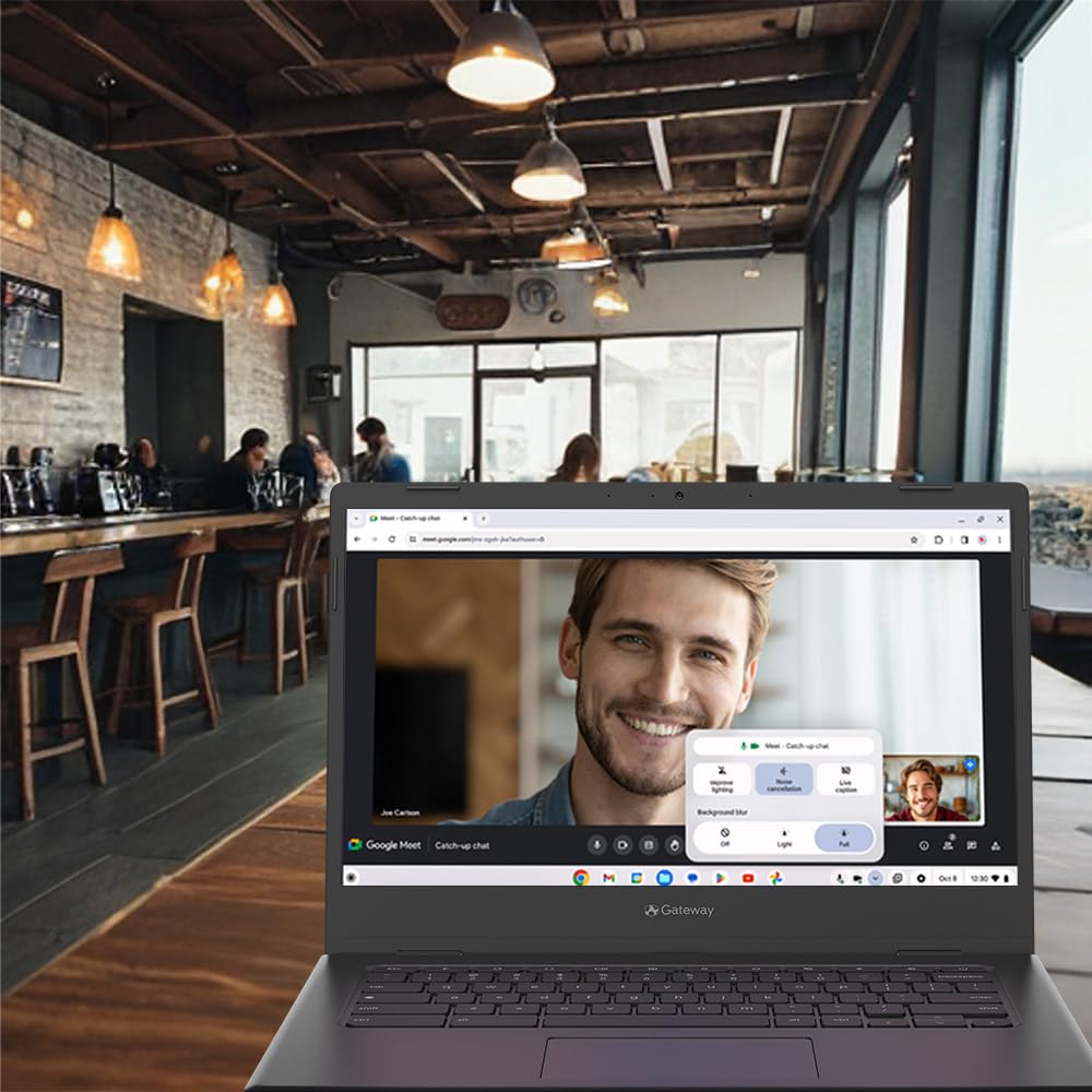 acer Gateway Chromebook 314 CBO314-1H-C476 Laptop | Intel Celeron N4500 | 14" Full HD (1920 x 1080) Display | 4GB LPDDR4X | 64GB eMMC | Wi-Fi 5 802.11ac | Chrome OS | Star Black - Image 12