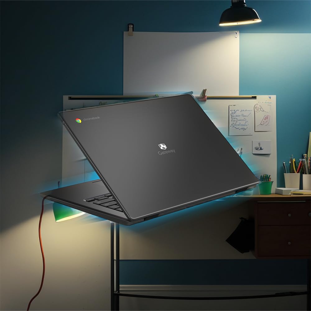 acer Gateway Chromebook 314 CBO314-1H-C476 Laptop | Intel Celeron N4500 | 14" Full HD (1920 x 1080) Display | 4GB LPDDR4X | 64GB eMMC | Wi-Fi 5 802.11ac | Chrome OS | Star Black - Image 13