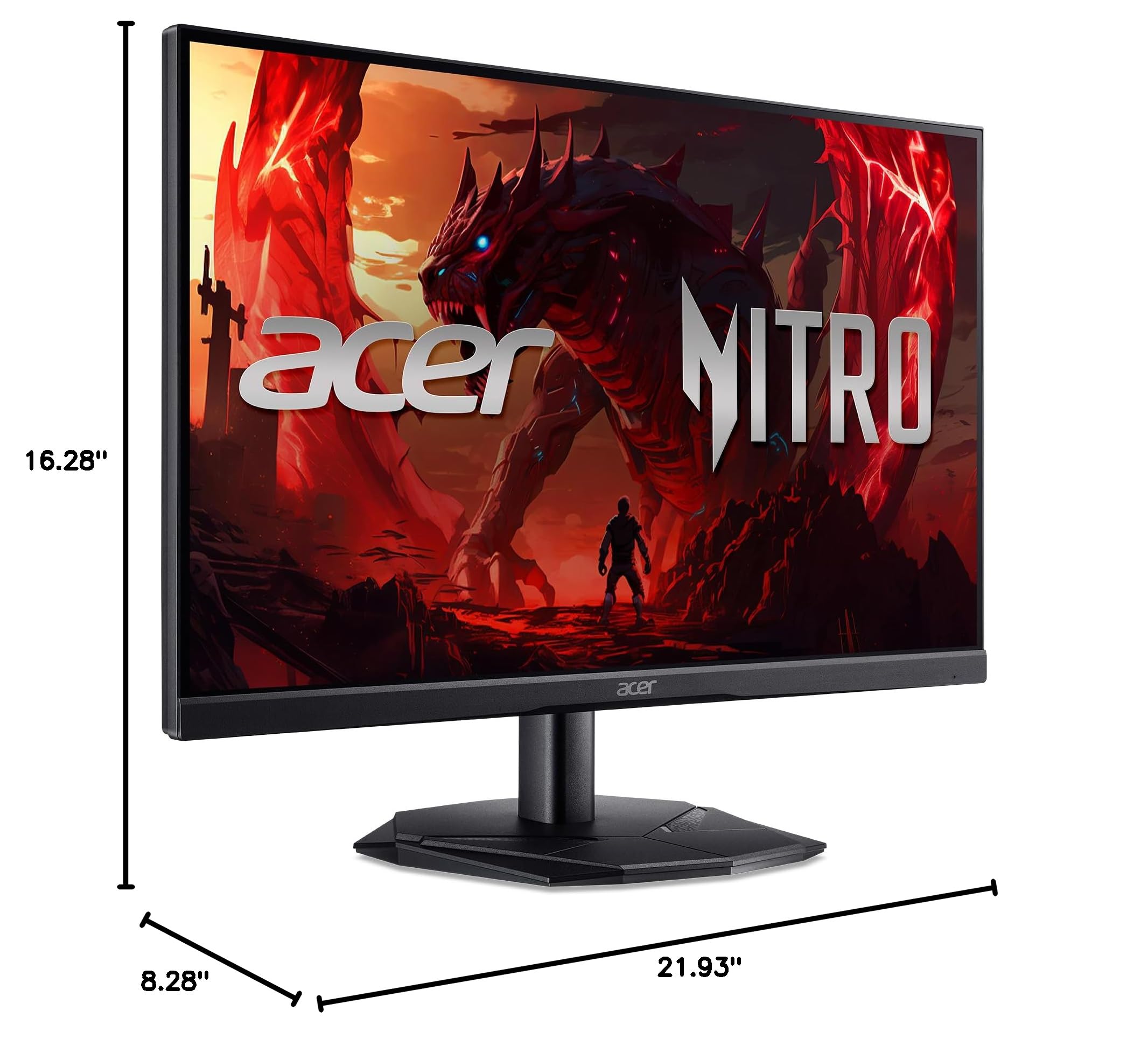 Acer Nitro 24.5” Gaming Monitor | Full HD 1920 x 1080 | IPS | ZeroFrame | AMD FreeSync Premium | 200Hz Refresh Rate | Up to 0.5ms | sRGB 99% | 1 x Display Port 1.2 and 2 x HDMI 2.0 | KG251Q X3biip - Image 13