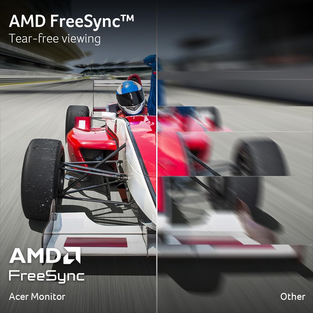 acer Nitro 27 Inch QHD 2560 x 1440 IPS Gaming Monitor | AMD FreeSync | Up to 180Hz Refresh | Up to 0.5ms | DCI-P3 95% | HDR 10 Support | One Display Port 1.2 & Two HDMI 2.0 | KG271U N3bmiipx - Image 3