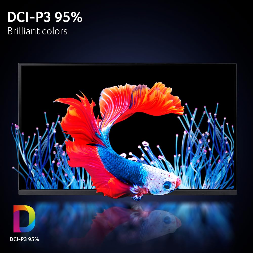 Acer Nitro 27" WQHD 2560 x 1440 PC Gaming IPS Monitor | AMD FreeSync Premium Up to 180Hz Refresh 0.5ms DCI-P3 95% 1 Display Port 1.2 & 2 HDMI 2.0 XV271U M3bmiiprx,Black - Image 6