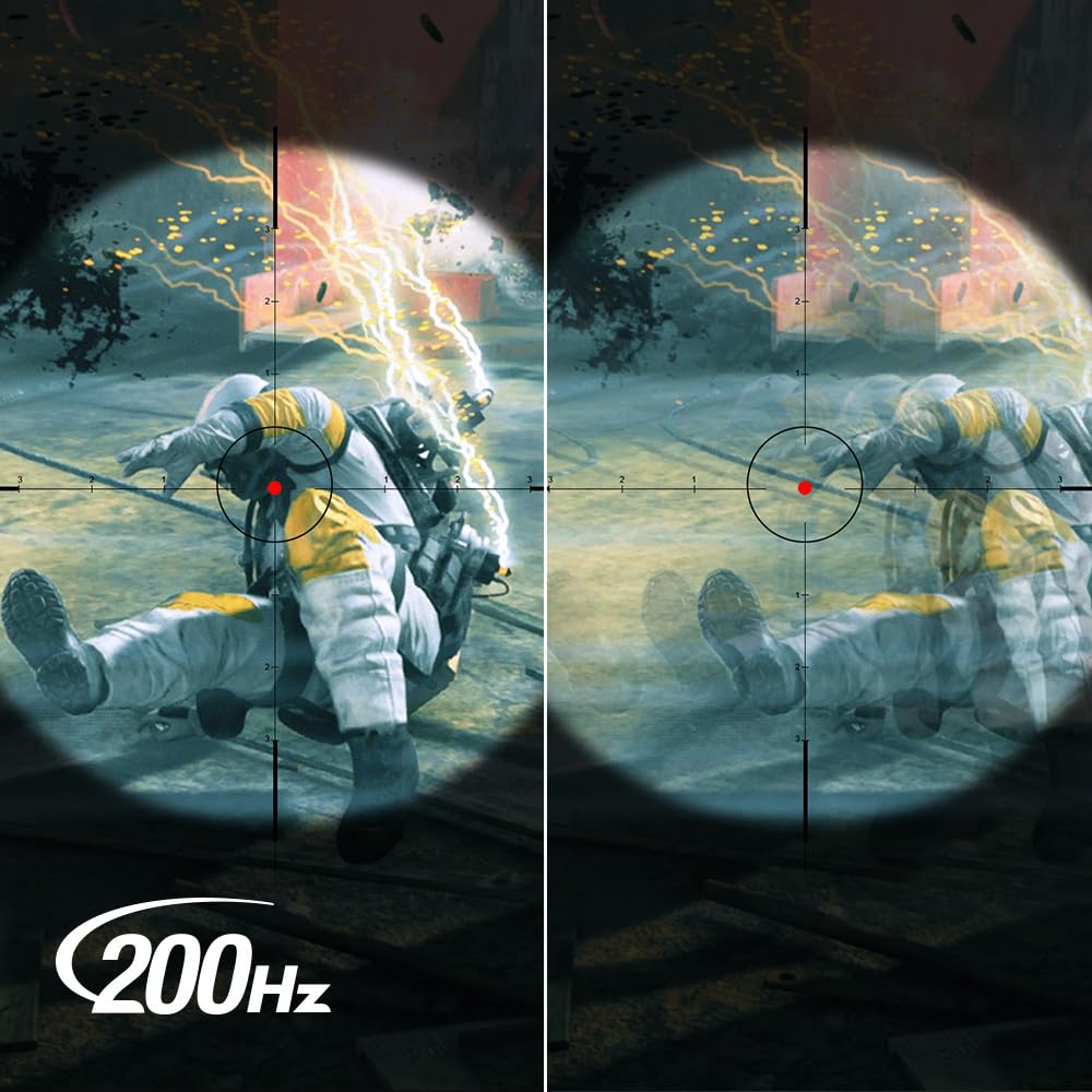 Acer Nitro 24.5” Gaming Monitor | Full HD 1920 x 1080 | IPS | ZeroFrame | AMD FreeSync Premium | 200Hz Refresh Rate | Up to 0.5ms | sRGB 99% | 1 x Display Port 1.2 and 2 x HDMI 2.0 | KG251Q X3biip - Image 4