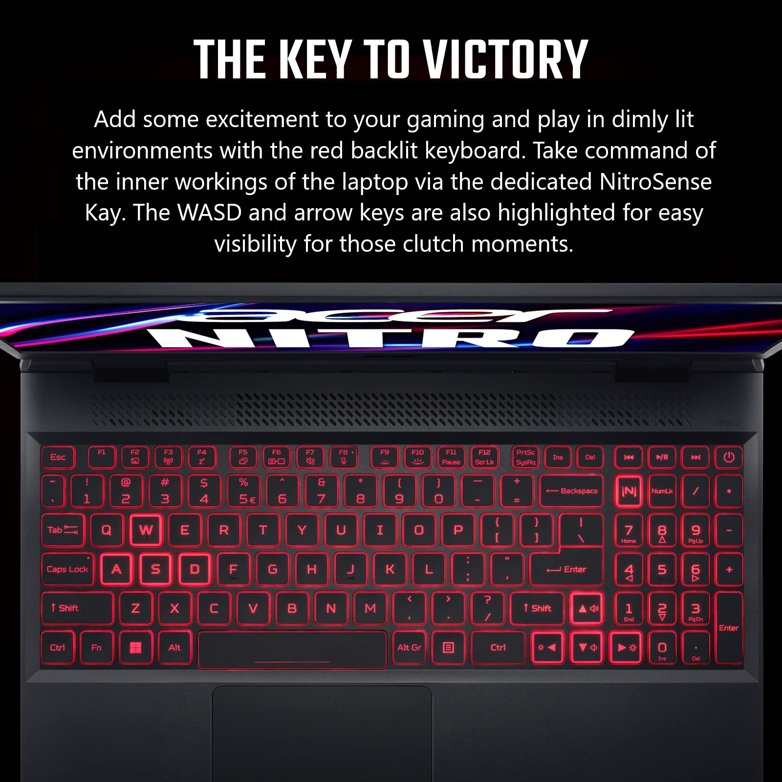 Acer Nitro 5 AN515-58-525P Gaming Laptop | Intel Core i5-12500H | NVIDIA GeForce RTX 3050 Laptop GPU | 15.6" FHD 144Hz IPS Display | 8GB DDR4 | 512GB PCIe Gen 4 SSD | Killer Wi-Fi 6 | Backlit Keyboard - Image 10