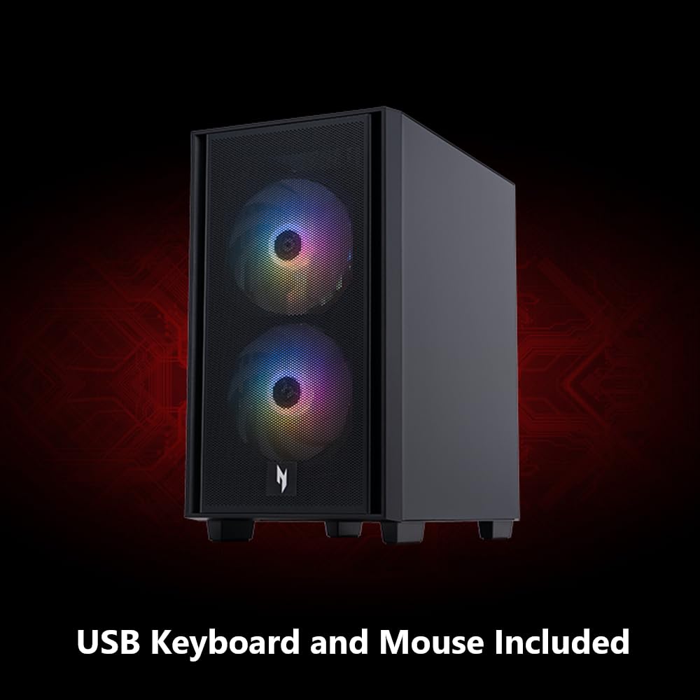 acer Nitro 60 N60-640-UR13 Gaming Desktop | Intel Core i7-14700F 20-Core Processor | NVIDIA GeForce RTX 4060 | 32GB DDR5 | 2TB PCIe Gen 4 SSD | Wi-Fi 802.11ac | Gigabit Ethernet | Windows 11 Home - Image 5