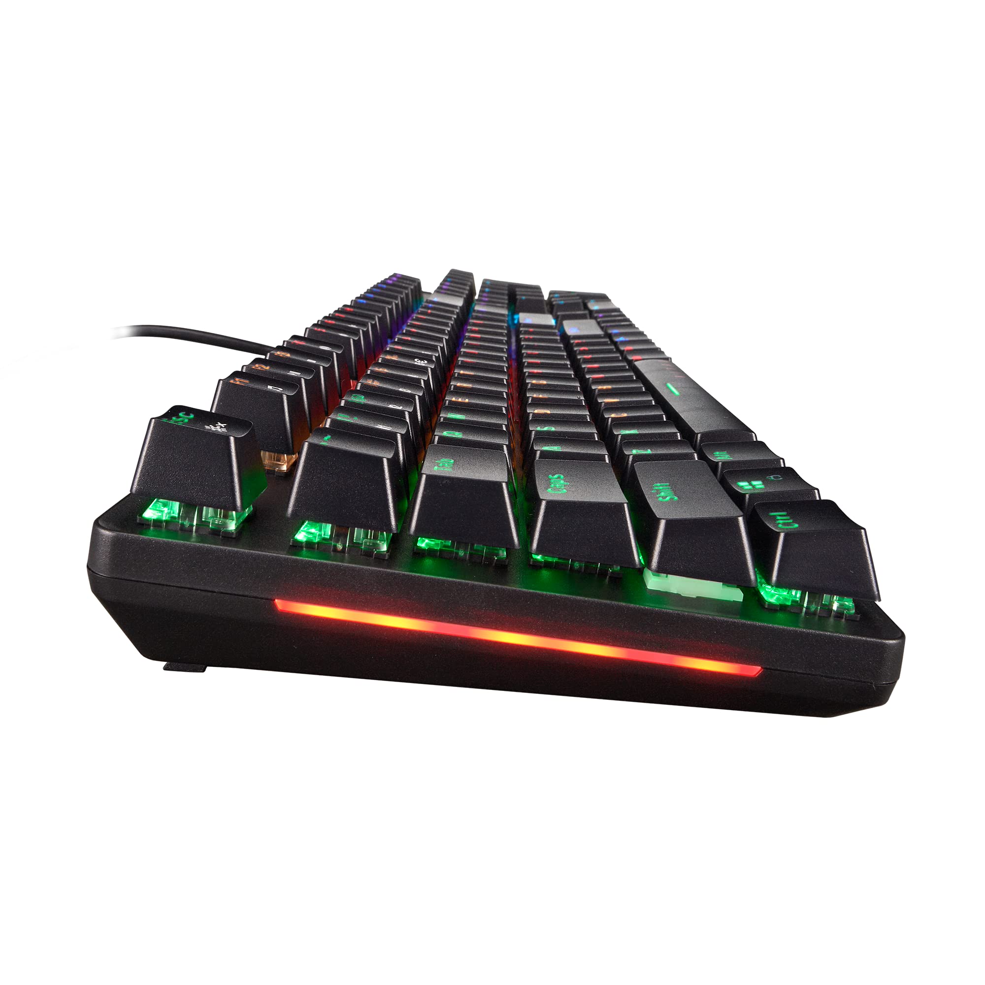 acer Nitro Gen 2 Wired Gaming Keyboard - RGB Illuminated Keyboard | 100% Anti-Ghosting (N-Key Rollover) | Mechanical Axis | Ergonomic Arc Keycaps | Embedded Multimedia Keys, (Pack of 1) - Image 8