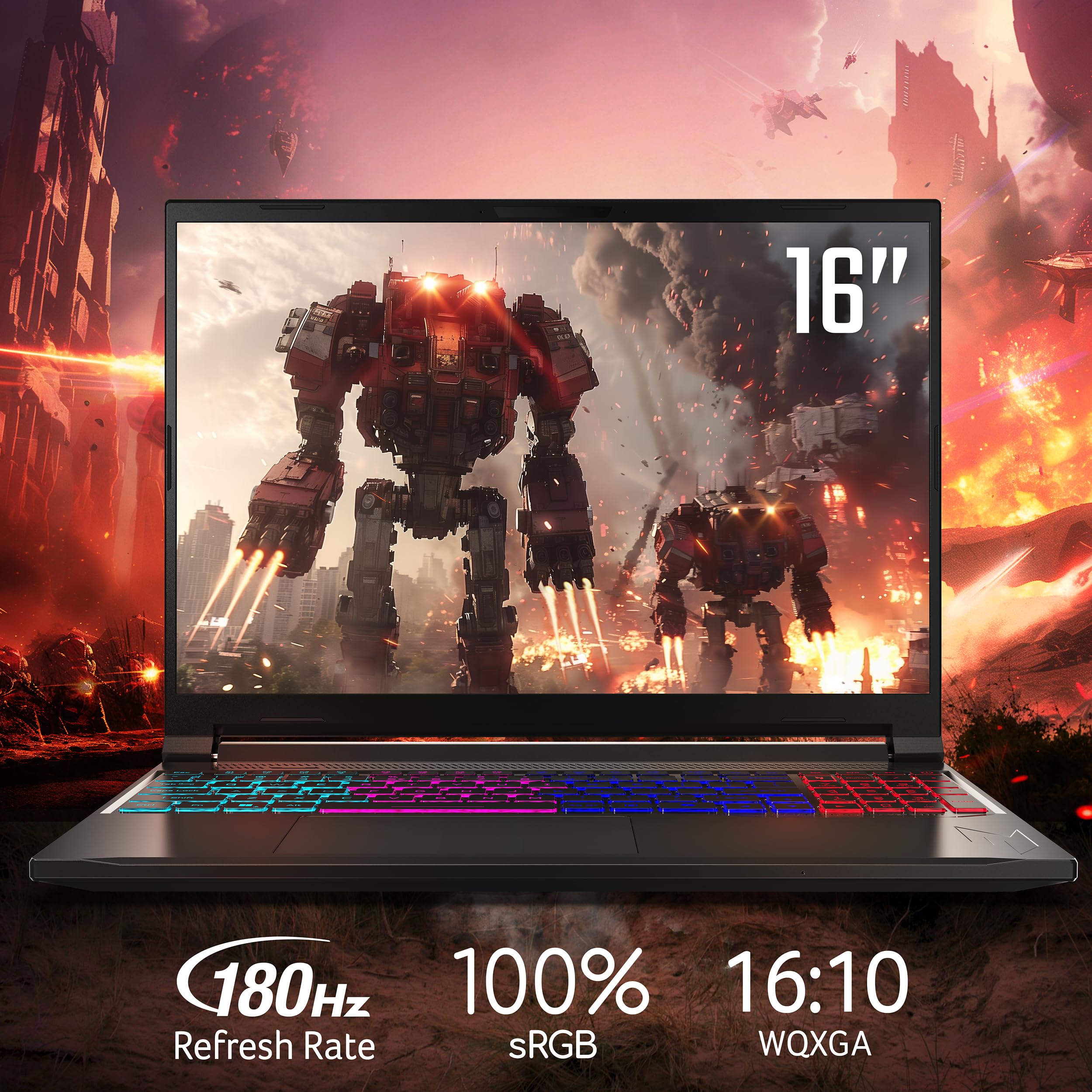 acer Nitro V 16S AI Copilot+ PC Gaming Laptop | AMD Ryzen AI 7 350 Processor | NVIDIA GeForce RTX 5070 Laptop GPU | 16" WQXGA IPS 180Hz Display | 16GB DDR5 | 1TB Gen 4 SSD | Wi-Fi 6E | ANV16S-61-R3Z0 - Image 7