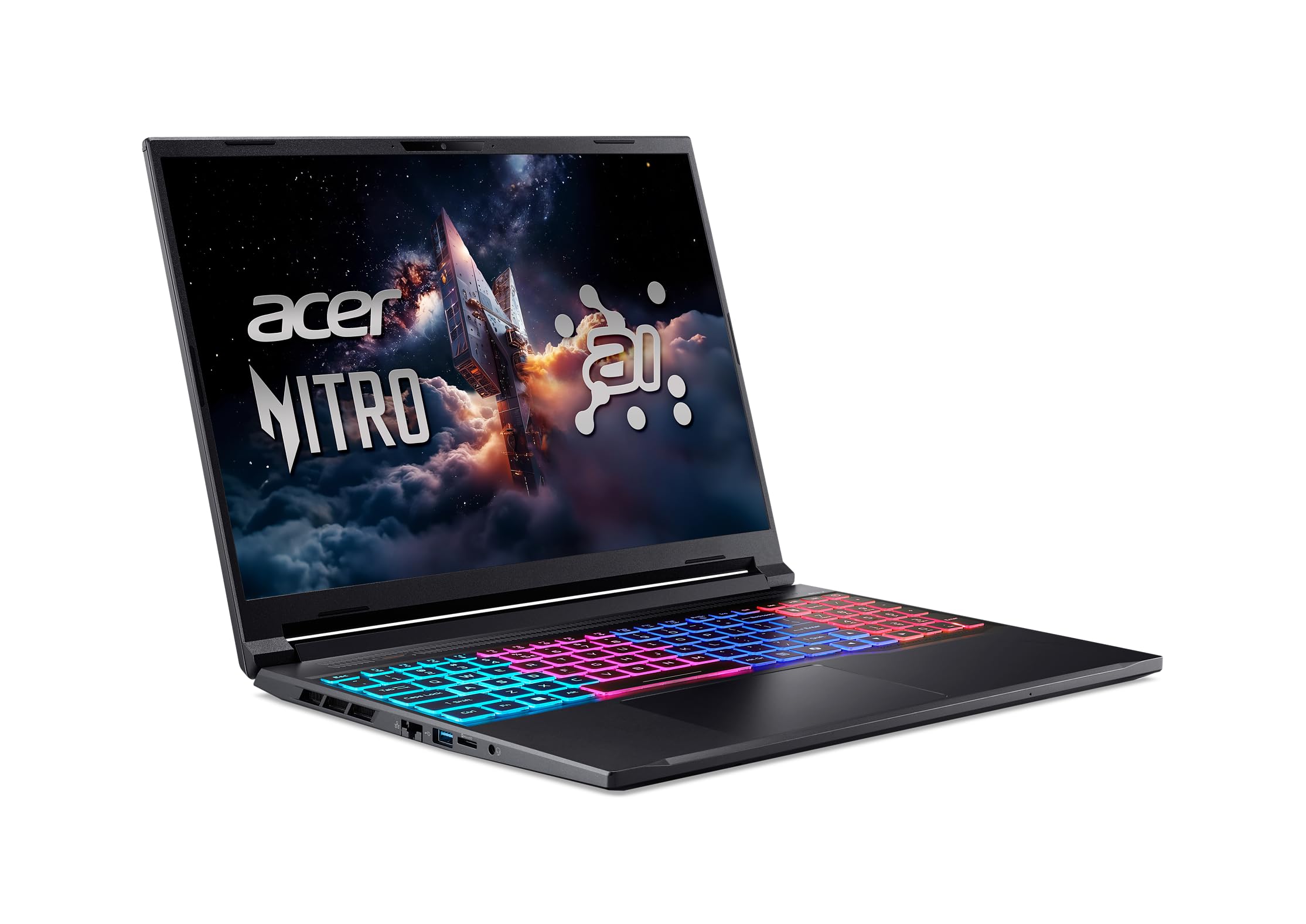 acer Nitro V 16S AI Copilot+ PC Gaming Laptop | AMD Ryzen AI 7 350 Processor | NVIDIA GeForce RTX 5060 Laptop GPU | 16" WUXGA IPS 180Hz Display | 16GB DDR5 | 1TB Gen 4 SSD | Wi-Fi 6E | ANV16S-61-R9TR - Image 12