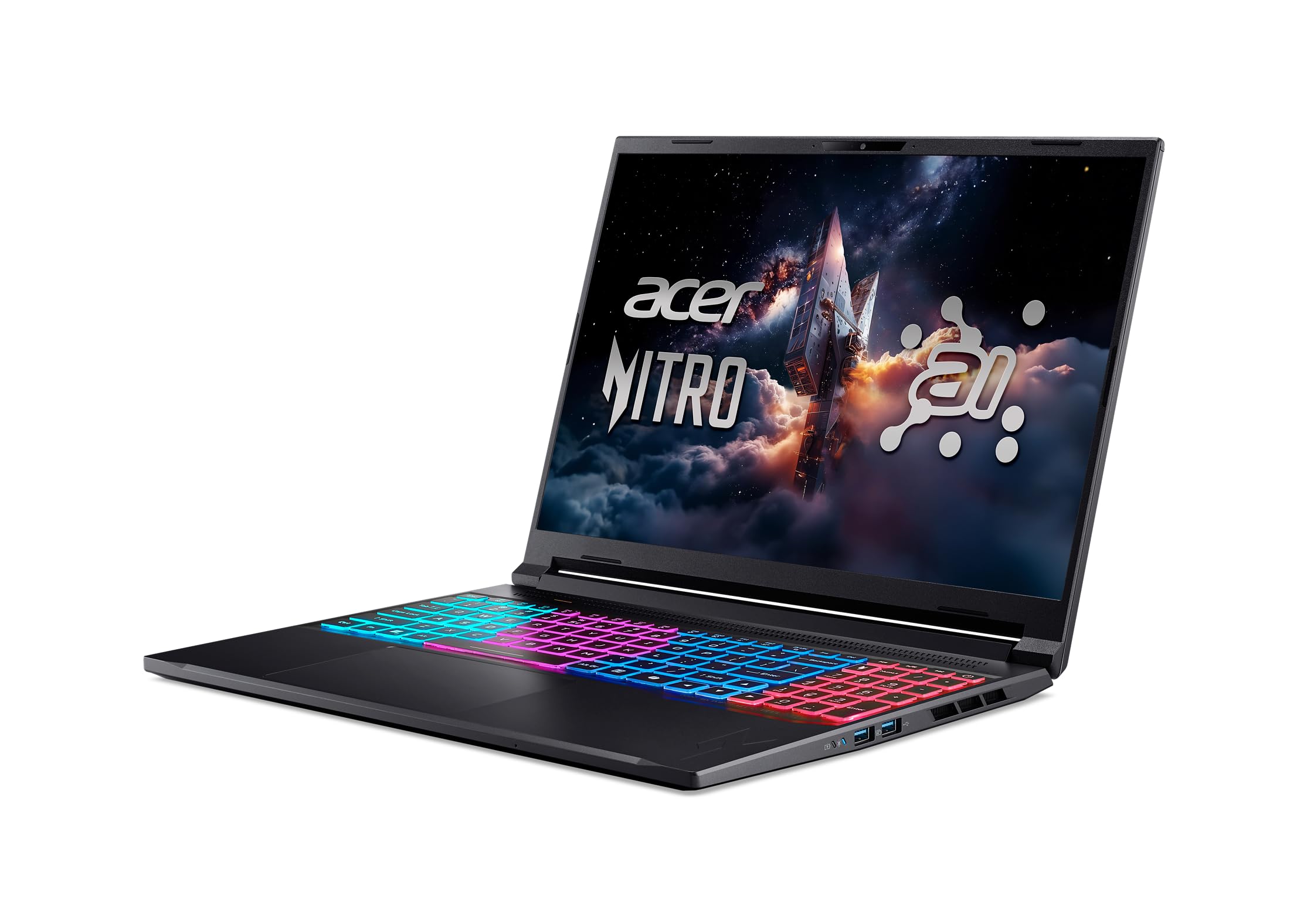acer Nitro V 16S AI Copilot+ PC Gaming Laptop | AMD Ryzen AI 7 350 Processor | NVIDIA GeForce RTX 5060 Laptop GPU | 16" WUXGA IPS 180Hz Display | 16GB DDR5 | 1TB Gen 4 SSD | Wi-Fi 6E | ANV16S-61-R9TR - Image 13