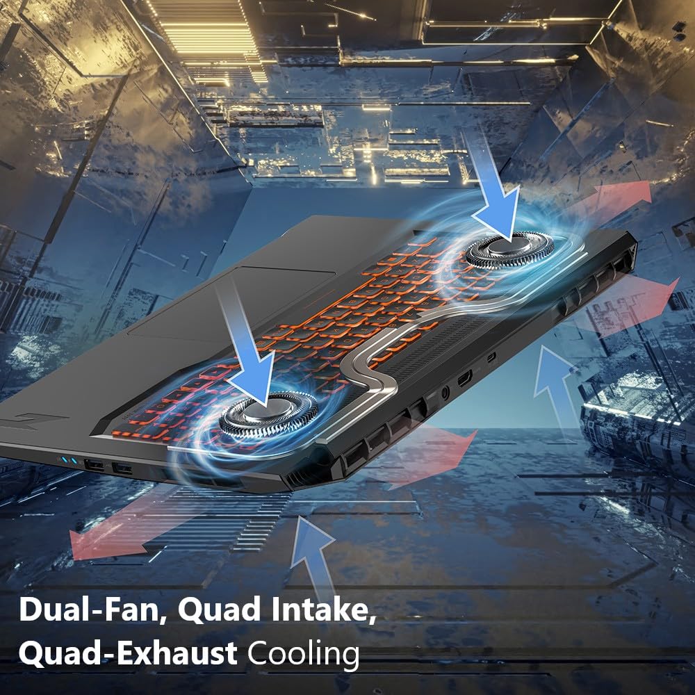 acer Nitro V 17 AI Gaming Laptop | AMD Ryzen 7 260 Processor | NVIDIA GeForce RTX 5060 Laptop GPU (572 AI Tops) | 17.3" FHD IPS 180Hz Display | 16GB DDR5 | 1TB Gen 4 SSD | Wi-Fi 6E | ANV17-41-R0FJ - Image 7