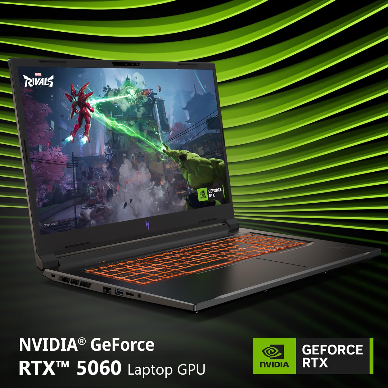 acer Nitro V 17 AI Gaming Laptop | AMD Ryzen 7 260 Processor | NVIDIA GeForce RTX 5060 Laptop GPU (572 AI Tops) | 17.3" FHD IPS 180Hz Display | 16GB DDR5 | 1TB Gen 4 SSD | Wi-Fi 6E | ANV17-41-R0FJ - Image 3