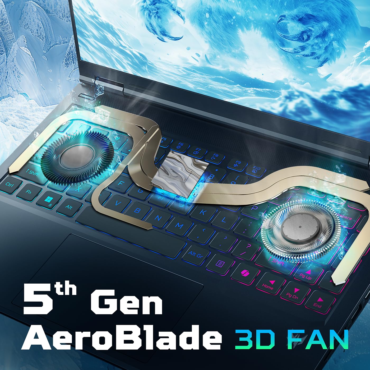 Acer Predator Helios Neo 14 AI Gaming Laptop | Intel Core Ultra 7 Processor 255H | NVIDIA GeForce RTX 5060 (572 AI Tops) | 14.5" WQXGA 165Hz G-SYNC Matte Display | 16GB RAM | 1TB SSD | PHN14-71-760T - Image 6