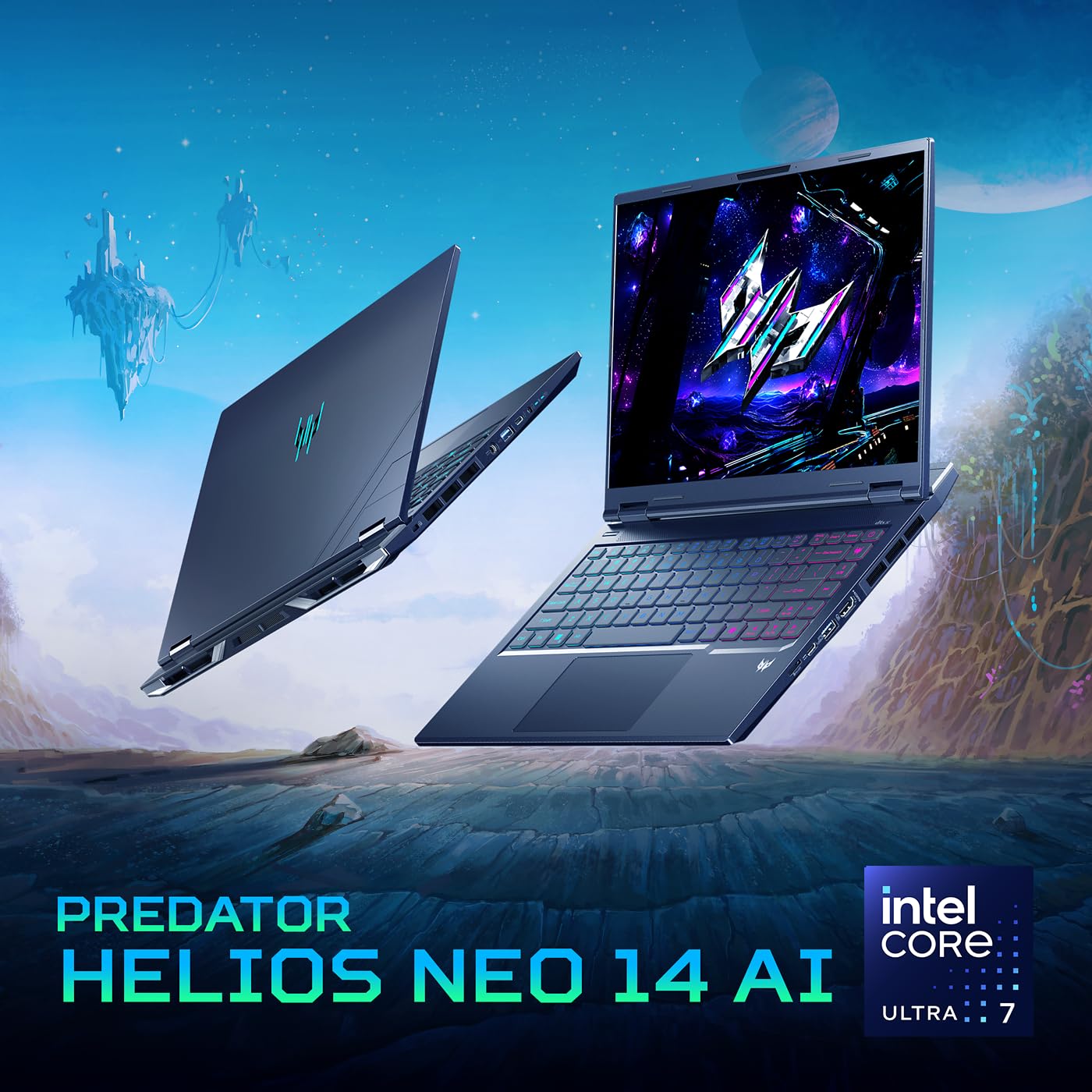 Acer Predator Helios Neo 14 AI Gaming Laptop | Intel Core Ultra 7 Processor 255H | NVIDIA GeForce RTX 5060 (572 AI Tops) | 14.5" WQXGA 165Hz G-SYNC Matte Display | 16GB RAM | 1TB SSD | PHN14-71-760T - Image 3