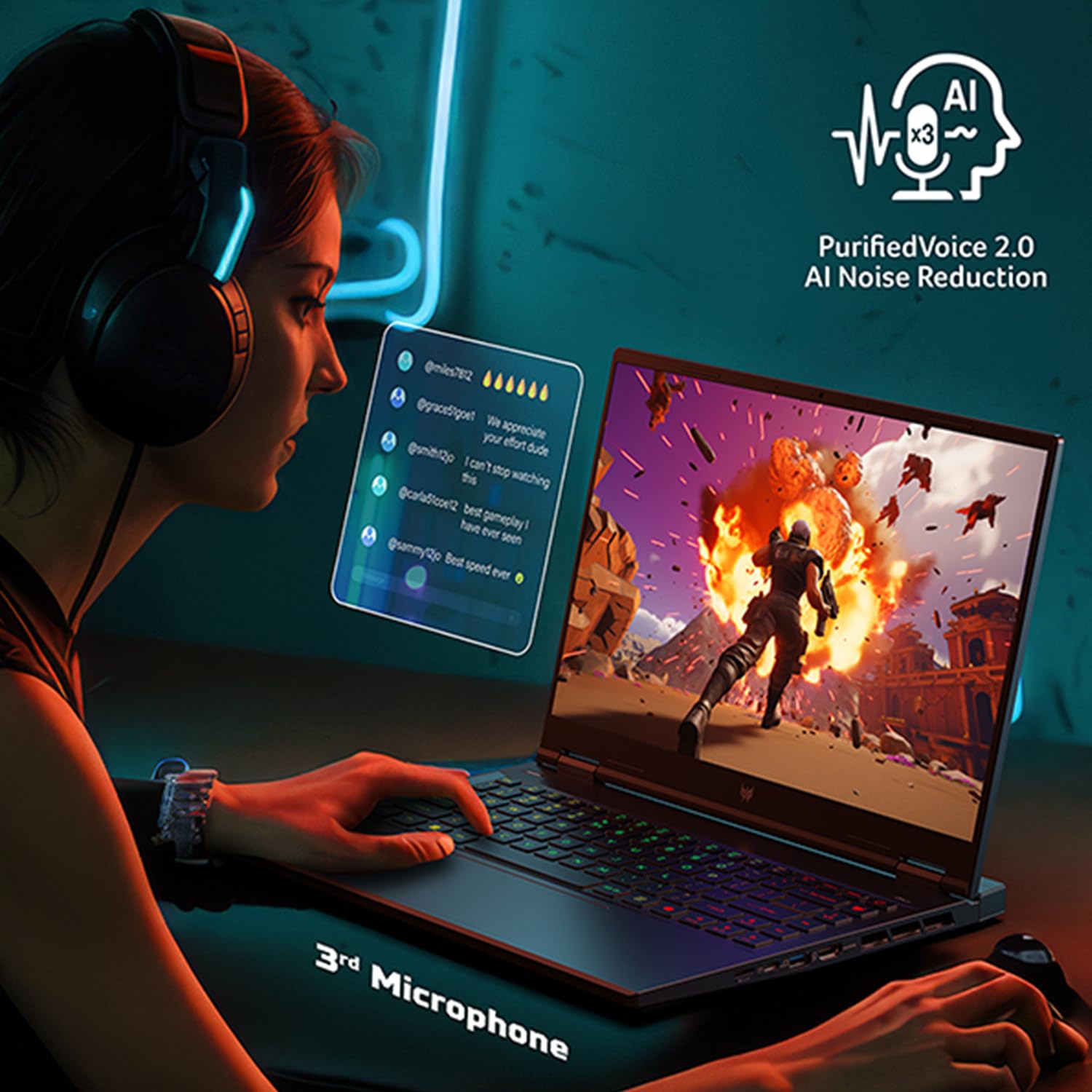 acer Predator Helios Neo 14 Gaming Laptop | 14.5" WQXGA+ IPS 165Hz Display | AI-Powered | Intel Core Ultra 9 Processor 185H | NVIDIA GeForce RTX 4070 | 16GB LPDDR5X | 1TB Gen 4 SSD | PHN14-51-90NF - Image 10