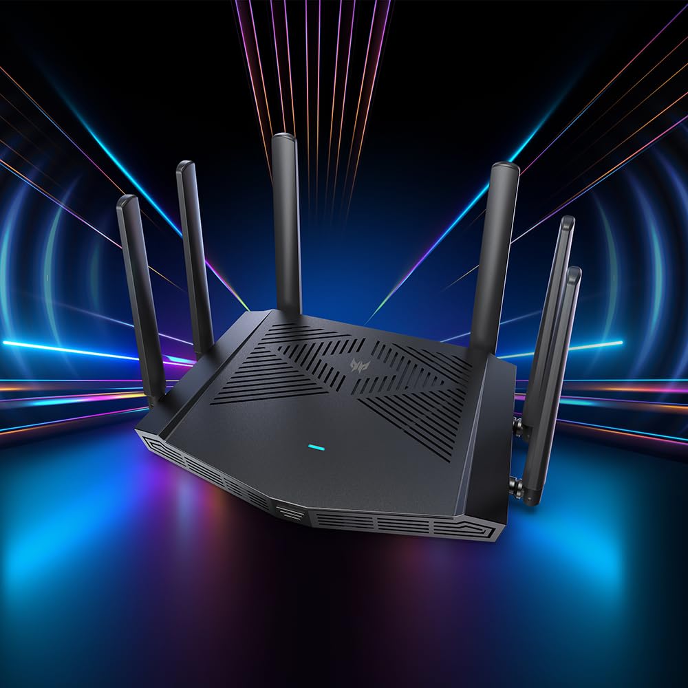 Predator Connect W6x Wi-Fi 6 AX6000 Gaming Router | Hybrid QoS Compatible with Intel Killer Prioritization Engine | Connect Up to 215 Devices | 2.5Gbps WAN & 4 x 1Gbps LAN | Lifetime Internet Security - Image 4